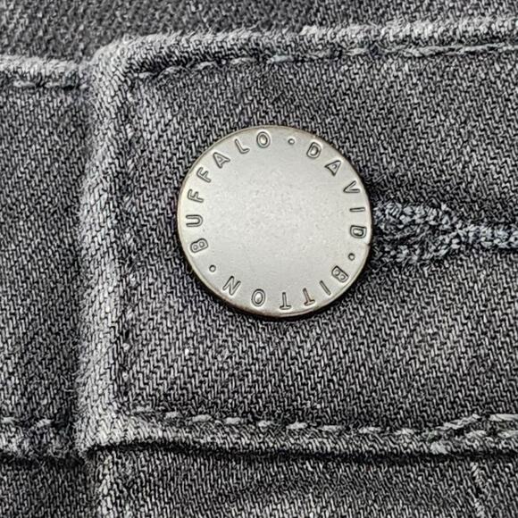 Buffalo David Bitton Jeans Womens 22/42 Black Alyssa High-Rise Straight Stretch - Picture 2 of 12